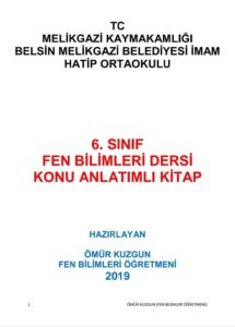 6.SINIF TÜM ÜNİTELERİN DERS NOTU | FENUS BİLİM